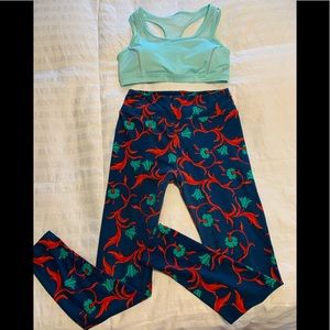 ***Yoga pants (one size) & sports top (M). 50% off